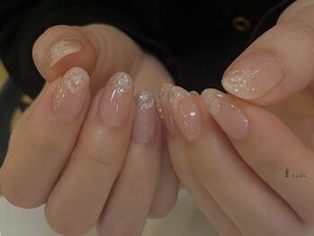 アイネイルズ 吉祥寺店(I nails)/ちゅるんピンクベージュネイル