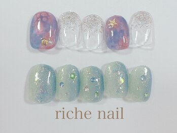 リッシュネイル 新百合ヶ丘店(riche nail)/トレンドデザインコース