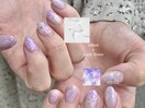 紫陽花ネイル