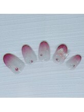 ネイルベース ネイル ケア サロン ミウラ(miura)/４月季節デザイン定額アート★