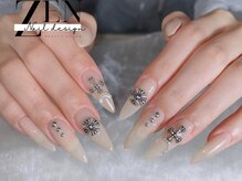 ゼン ネイル デザイン 池袋(ZEN NAIL DESIGN)/長さだしやり放題×つけ放題