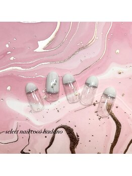 セレクトネイル ココ 秦野店(SELECT NAIL COCO)/5&6月ハンド　上品フレンチ