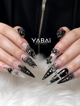YABAI Nail【ワンカラー/マグネット/ミラー/長さ出し/パラジェル/持ち込み/スカルプ】の写真/【博多駅3分／NEWOPEN】圧倒的な美フォルムの長さ出しはお任せ☆深爪など自爪のお悩みも解決♪