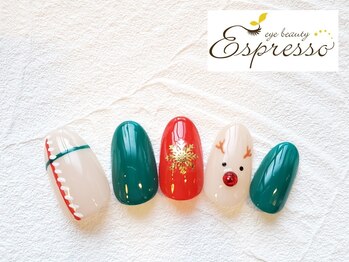 エスプレッソ アイビューティーアンドネイル 新百合ヶ丘店(Espresso)/クリスマスネイル　X'masネイル