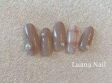 ルアナネイル(Luana nail)/チェック柄ネイル