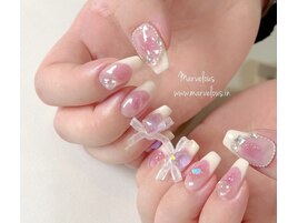 フレンチ・リボンネイル♪