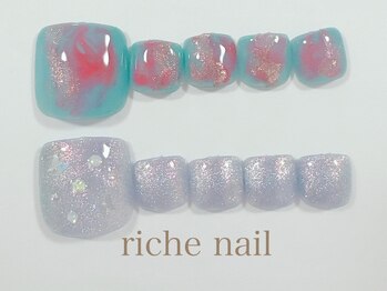 リッシュネイル 新百合ヶ丘店(riche nail)/Foot定額コース