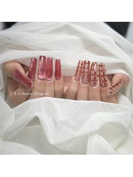 アン ジョーヌドラゴ/【ロングネイル】アシメネイル