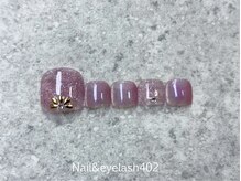 ネイル アンド アイラッシュ ヨンマルニ(Nail&eyelash 402)/フラッシュフットネイル