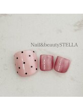 ネイルアンドビューティー ステラ(Nail&beauty STELLA)/Jr.クーポン対応定額デザインB