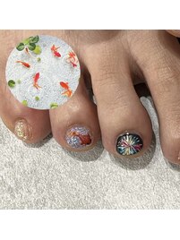 可愛らしい金魚 by阿部
