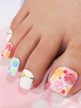 カラーズ 浜松店(colors)/バイカラードットフラワーレース