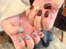 ネイルコテージ 新宿南口店(Nail cottage)/ちぐはぐネイル