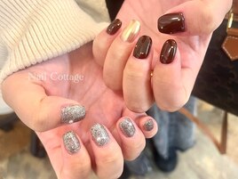 ちぐはぐネイル