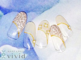 ＊冬ブライダルネイル＊