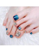 リグネイルスタジオ(Lig nail studio)/ビジューフットネイル