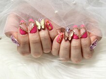 アミィ(AMIe)/バタフライハートネイル