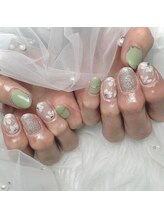 シードットネイル(Cee.nail)/《定額》お花ネイル