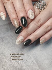 ニュアンスミラーネイル