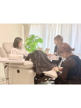 角質ケアができるサロン