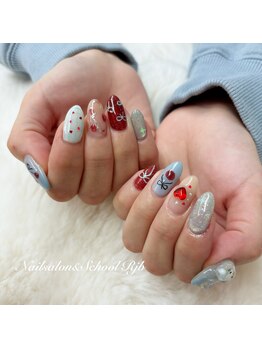 ネイルサロン アンド スクール アールジェイビー(Nailsalon&School Rjb)/持ち込みデザイン