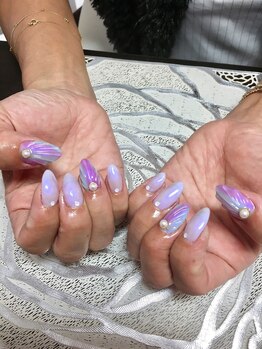 シュエット(Chouette)/人魚の鱗ネイル