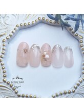 ピオニーネイル(peony nail)/シェルフラワー