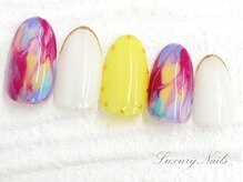 ラグジュアリーネイルズ カワグチ(Luxury Nails Kawaguchi)/POP*カラフルNail