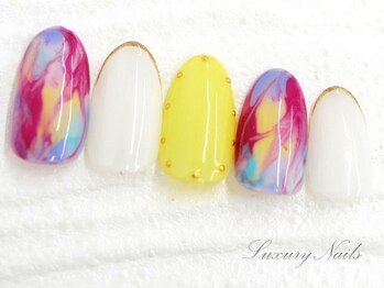 ラグジュアリーネイルズ カワグチ(Luxury Nails Kawaguchi)/POP*カラフルNail