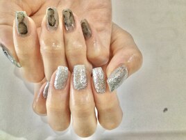 ☆個性派アシンメトリーネイル☆