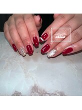 エリー(ellie)/ボルドー マグネットネイル