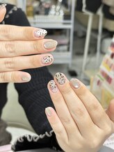 シーシー ネイル アンド アイラッシュ(CeCe Nail&eyelash)/自爪10本持ち込みデザイン