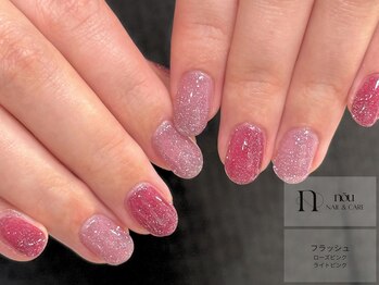 ノウ(nou)/ピンクフラッシュネイル