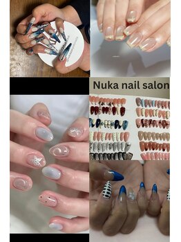 ヌカ(nuka)の写真/【長さだし×美フォルム】爪の形・長さのお悩みを解決◎手描きアートが映える美しい指先へ♪
