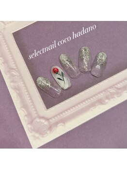 セレクトネイル ココ 秦野店(SELECT NAIL COCO)/1輪バラ