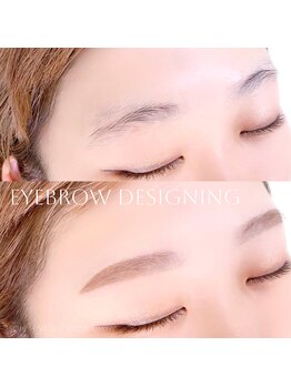 ソワ(soie.)/アイブロウ+眉カラー 平行眉