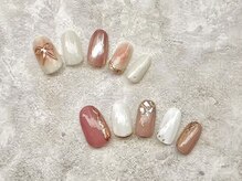 キュアバイアニーアンドジーノ(Qa by Annie&Gino)/3月キャンペーンネイル