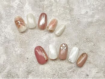 キュアバイアニーアンドジーノ(Qa by Annie&Gino)/3月キャンペーンネイル