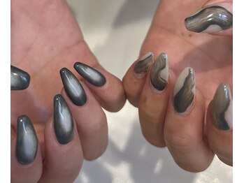 ビアンカ 中洲上川端店(Bianca)/囲みグラデーションネイル