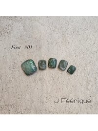 フット10本アート &nbsp;&nbsp;#01