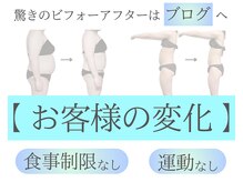 ヨサパーク ルス 谷山店(YOSA PARK Luz)の雰囲気（見た目(体型)が変わる！結果重視◎ビフォーアフターは"ブログ"へ）
