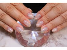 オトネイル(Oto Nail)/控えめ華やかラメフレンチネイル
