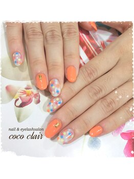 ネイルアンドアイラッシュサロン ココクレール(cococlair)/シンプルネイル☆