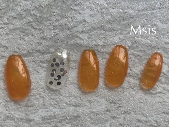 エムシス 夙川店(Msis)/simple シンプル オレンジ