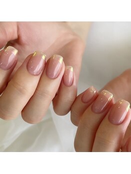 ライフネイル(Life Nail)/¥12,100  オーロラフレンチ