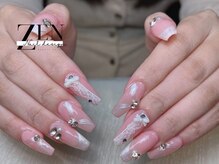 ゼン ネイル デザイン 池袋(ZEN NAIL DESIGN)/長さだしやり放題×つけ放題