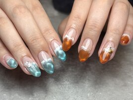 水面ネイル【心斎橋/持ち込み】
