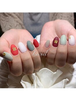 ルシエル(LeCiel)/デザインから選べる定額ネイル