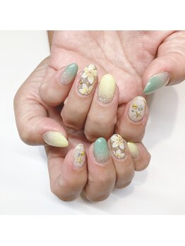 ティーエヌ 本厚木店/夏ネイル☆6500円【7150円税込】