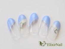 エリクサーネイル 心斎橋(Elixir Nail)/定額aシンプル/クーポン使用